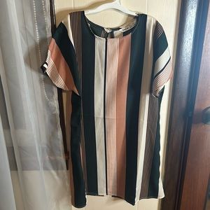 Girls SHEIN striped tunic, size 7y.